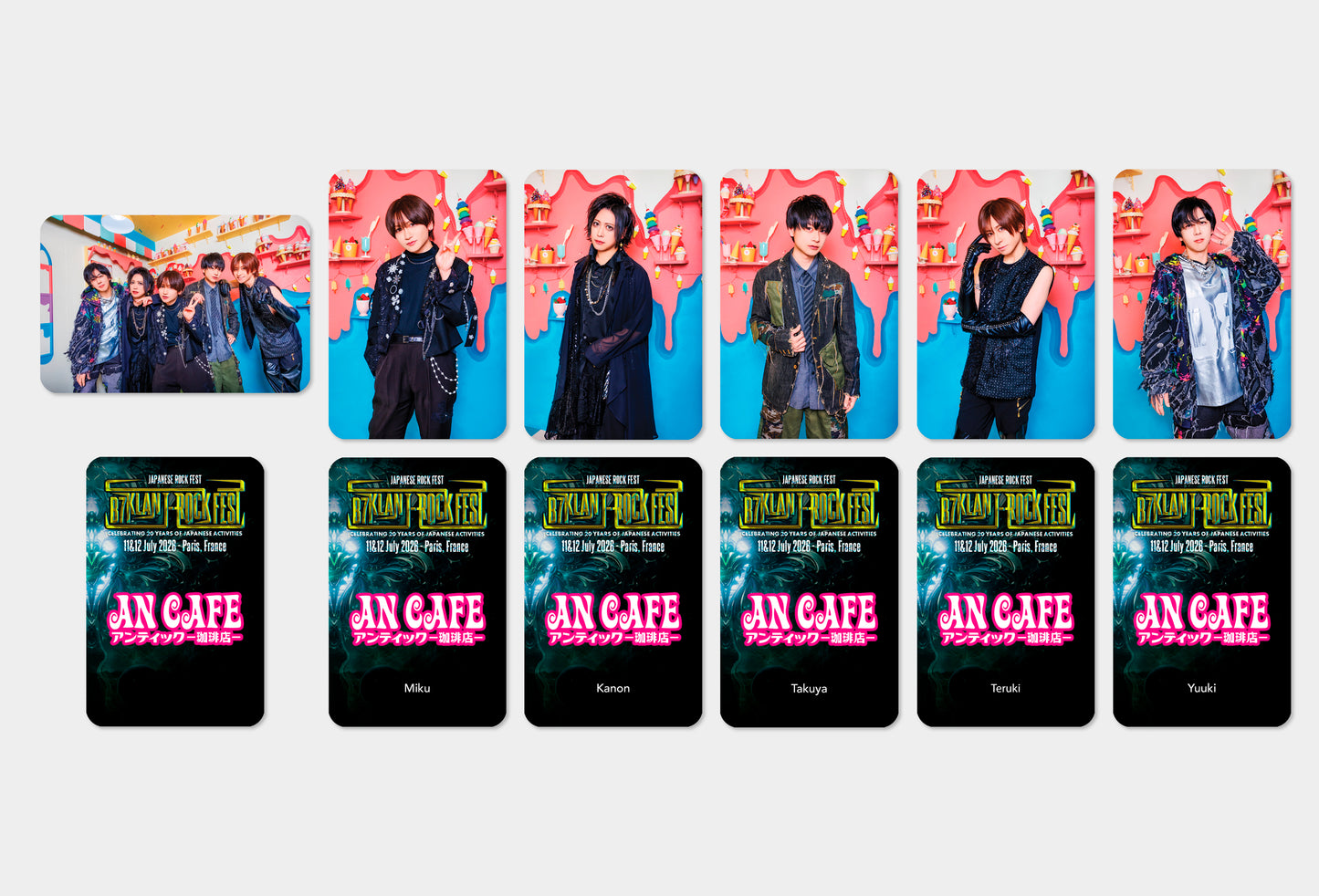 An Cafe - Cards Set (B7KLAN J-ROCK FEST Edition)