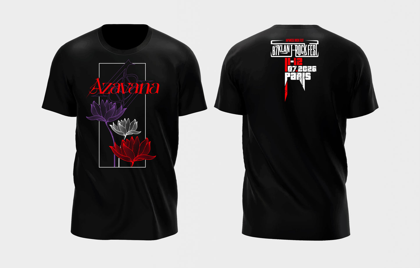 Azavana - T-Shirt (B7KLAN J-ROCK FEST Edition)