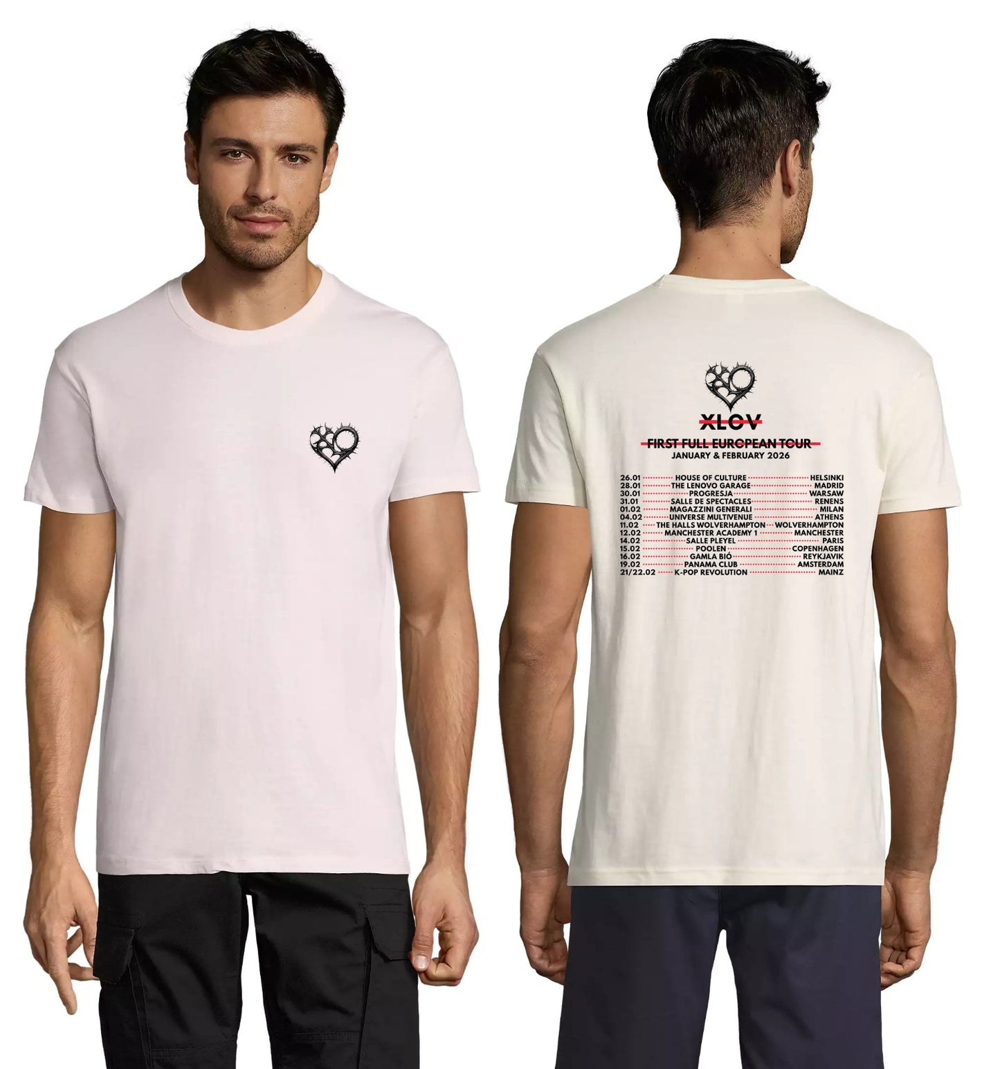 XLOV - EUROPE TOUR 2026 - T-shirt