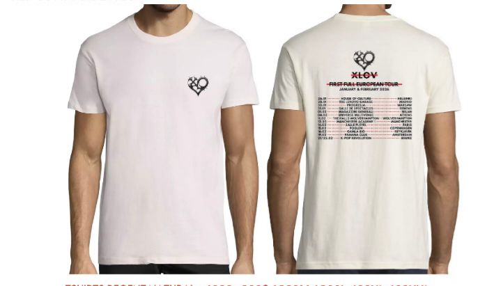 XLOV - EUROPE TOUR 2026 - T-shirt
