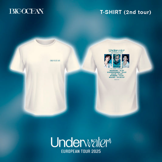 T-SHIRT - BIG OCEAN {Underwater} TOUR IN EUROPE 2025 (2nd tour)